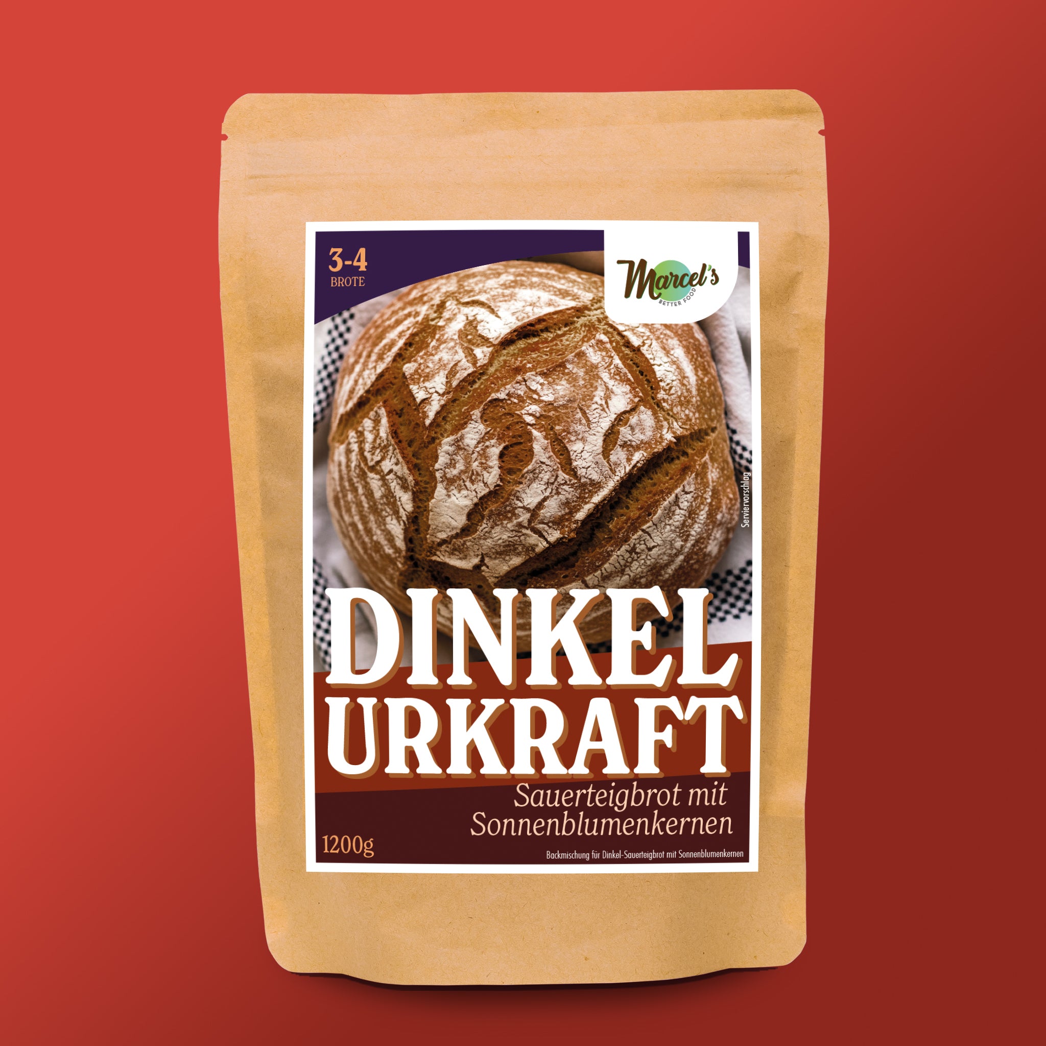 DINKEL URKRAFT mit Sonnenblumenkernen – MARCELS BETTER FOOD