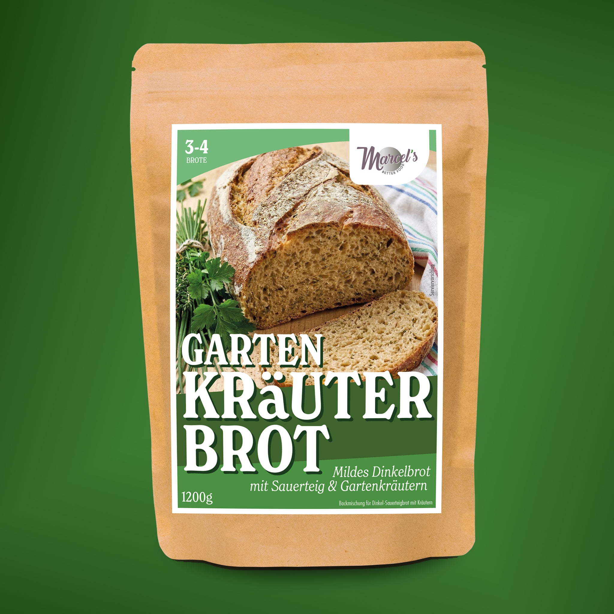 Jetzt NEU! - Gartenkräuter-Brot – MARCELS BETTER FOOD