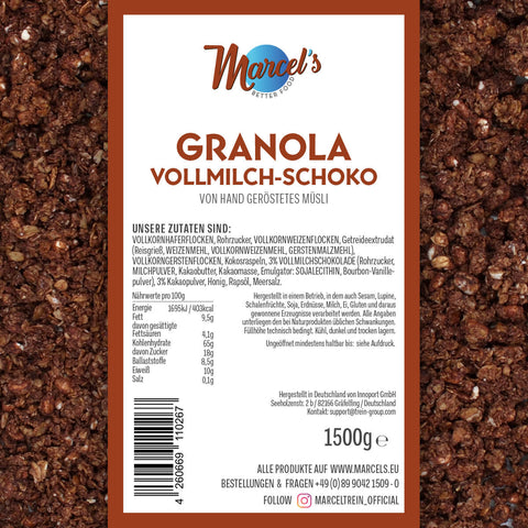 HANDCRAFTED PREMIUM GRANOLA Milk-chocolate