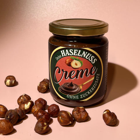 CREMA DE AVELLANAS sin azúcar añadido