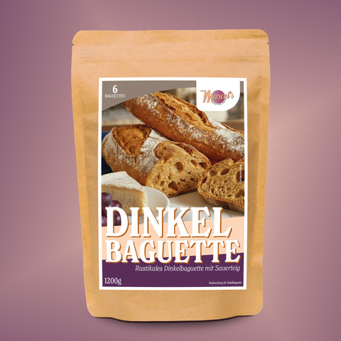 DINKEL BAGUETTE mit Sauerteig