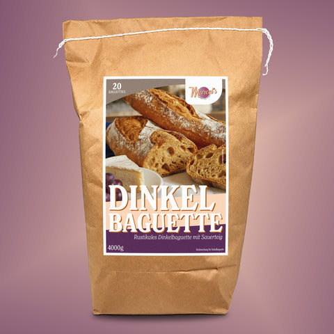 DINKEL BAGUETTE mit Sauerteig