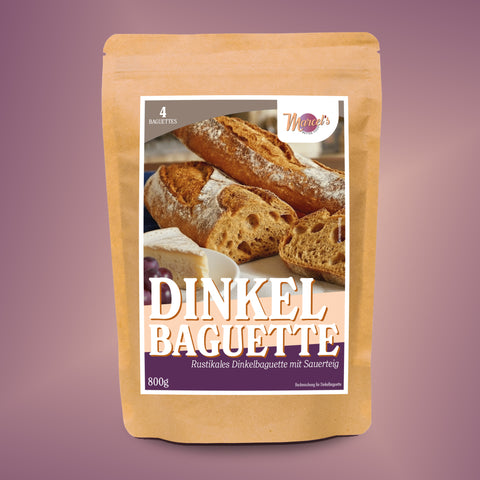 DINKEL BAGUETTE mit Sauerteig