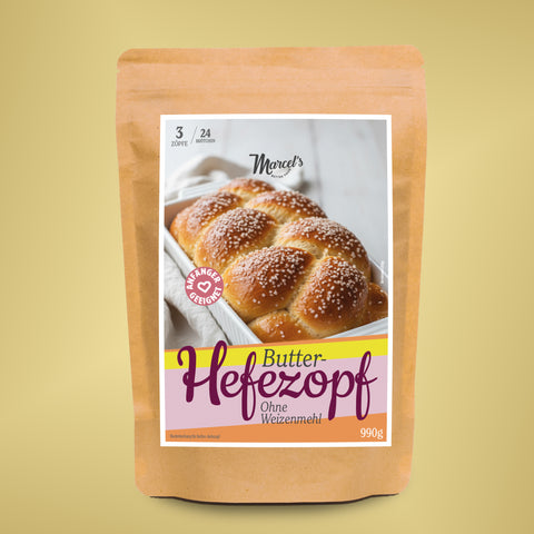 Saftiger DINKEL-BUTTERHEFEZOPF