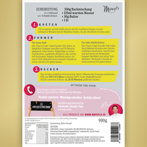 Saftiger DINKEL-BUTTERHEFEZOPF