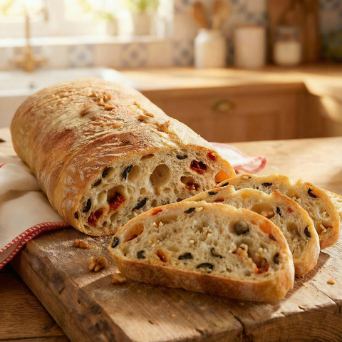 WALNUSS-OLIVEN-CIABATTA