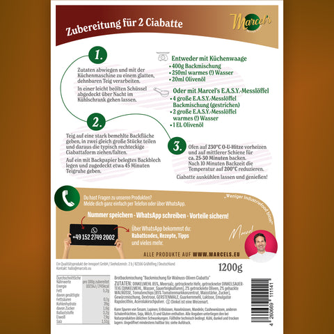 WALNUSS-OLIVEN-CIABATTA