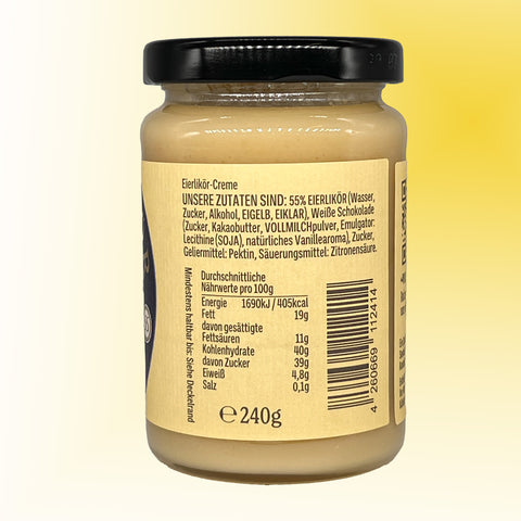 EIERLIKÖRCREME mit weißer Schokolade