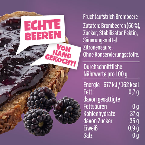 Fruchtaufstrich Brombeere - Set