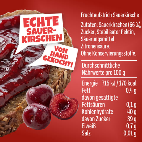 Fruchtaufstrich Sauerkirsche - Set