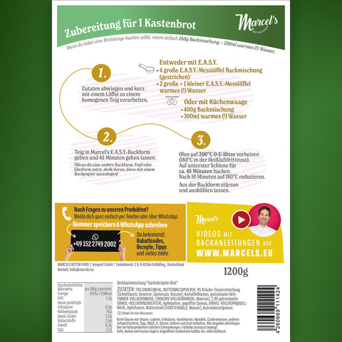 Jetzt NEU! - Gartenkräuter-Brot