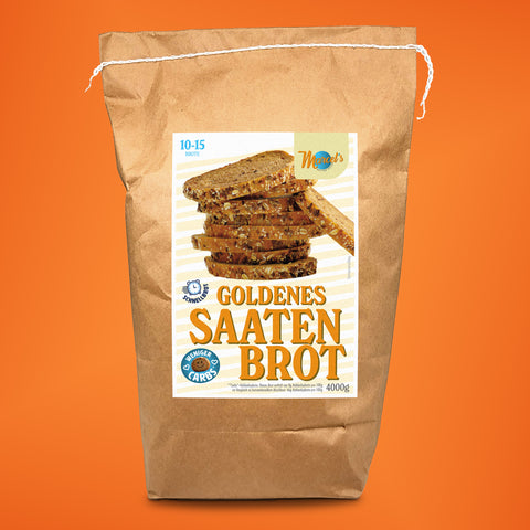 GOLDENES SAATENBROT mit nussigem Sesam (Keto)