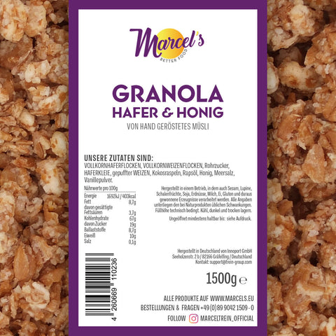 KNUSPER-GRANOLA Hafer & Bienenhonig