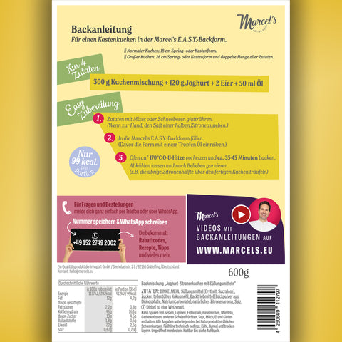 Joghurt-Zitronenkuchen