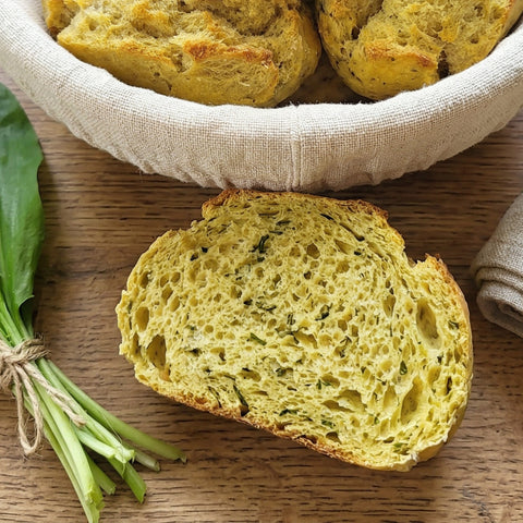 Maxi-Brötchen Bärlauch