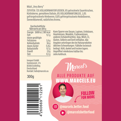 BIRCHER MÜSLI Very Berry