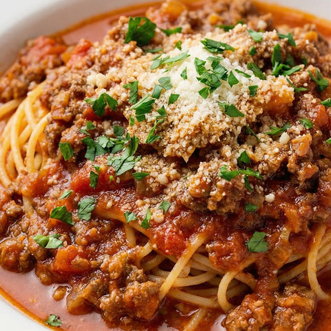 Schnelle Bolognese 100% pflanzlich