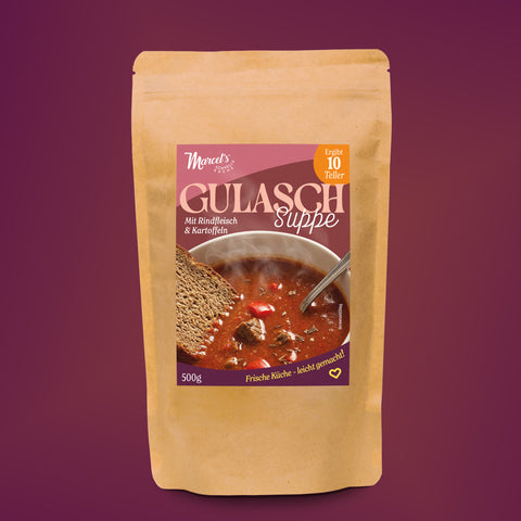 Gulaschsuppe mit Rind und Kartoffel