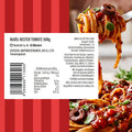 Nidi Tomate 500 g – Rückseite mit Zutaten und Kochzeit