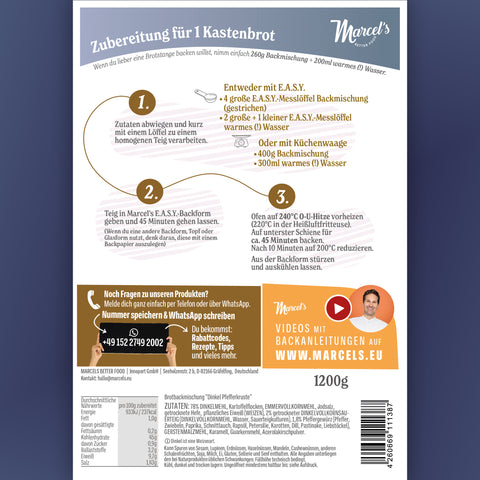 Jetzt NEU! - Pfeffer-Krustenbrot