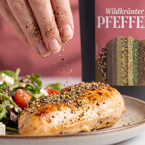 Marcel's Wildkräuter-Pfeffer – Gewürzmischung, Detailansicht