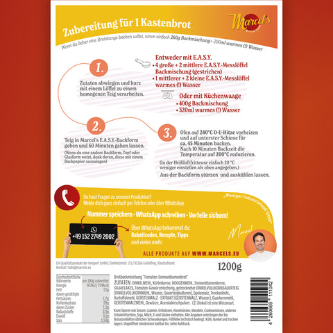 TOMATEN SONNENBLUMENBROT