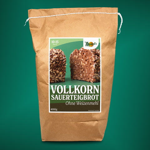 VOLLKORN-SAUERTEIGBROT ohne Weizenmehl
